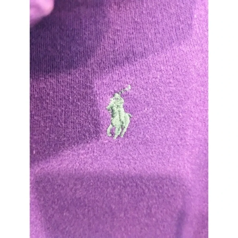 Polo Ralph Lauren Mens SMALL Purple‎ short Sleeve Button Down Shirt Casual Polo